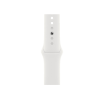 Apple Watch Series 7 | 41mm | Aluminium Case Sterrenlicht Wit | Wit sportbandje | GPS | WiFi + 4G
