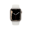 Apple Watch Series 7 | 41mm | Aluminium Case Sterrenlicht Wit | Wit sportbandje | GPS | WiFi + 4G