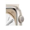 Apple Watch Series 8 | 41mm | Aluminium Case Sterrenlicht Wit | Wit sportbandje | GPS | WiFi