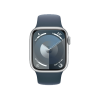 Apple Watch Series 9 | 41mm | Aluminium Case Zilver | Blauw sportbandje M/L | GPS | WiFi