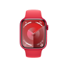 Apple Watch Series 9 | 45mm | Aluminium Case Rood | Rood sportbandje M/L | GPS | WiFi