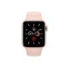 Apple Watch Series 5 | 40mm | Aluminium Case Goud | Roze sportbandje | GPS | WiFi + 4G