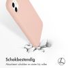 Accezz Liquid Silicone Backcover iPhone 11 - Roze / Rosa / Pink