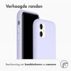 Accezz Liquid Silicone Backcover iPhone 11 - Paars / Violett  / Purple