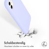Accezz Liquid Silicone Backcover iPhone 11 - Paars / Violett  / Purple