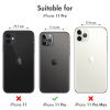 Selencia Echt Lederen Bookcase iPhone 11 Pro - Lichtbruin / Hellbraun  / Light Brown