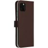 Selencia Echt Lederen Bookcase iPhone 11 Pro Max - Bruin / Braun  / Brown