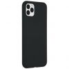 Liquid Silicone Backcover iPhone 11 Pro Max - Zwart - Zwart / Black