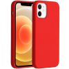 Accezz Liquid Silicone Backcover iPhone 12 Mini - Rood / Rot / Red