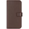 Selencia Echt Lederen Bookcase iPhone Xr - Donkerbruin / Dunkelbraun  / Dark Brown