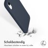 Accezz Liquid Silicone Backcover iPhone Xr - Blauw / Blau / Blue