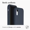 Accezz Liquid Silicone Backcover iPhone Xr - Blauw / Blau / Blue